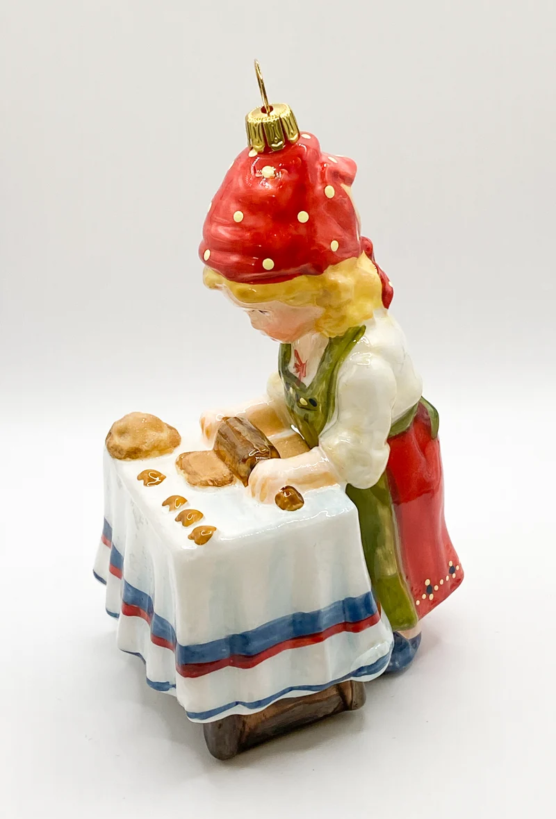 Mädchen backt Weihnachtsguetzli, KOMOZJA MOSTOWSKI