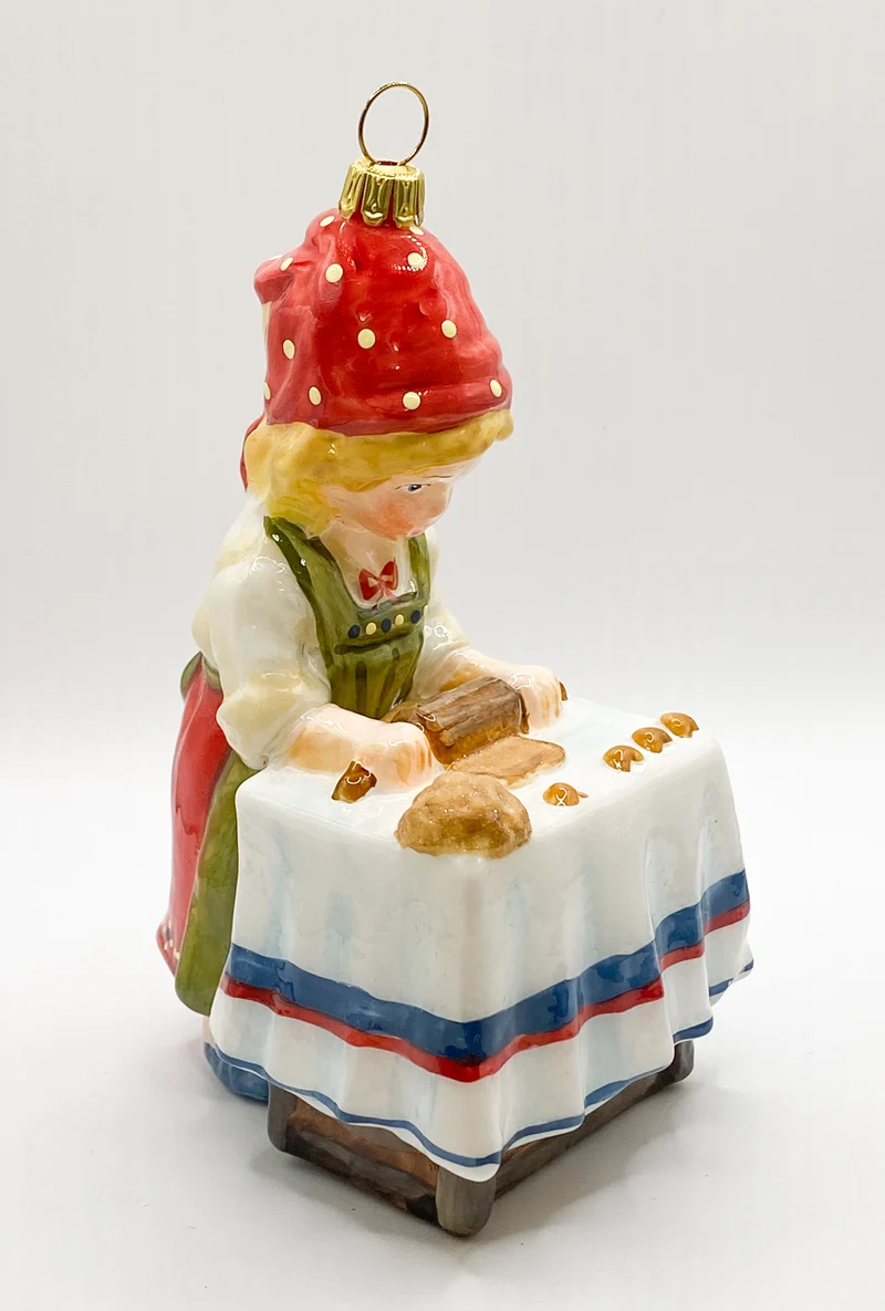 Mädchen backt Weihnachtsguetzli, KOMOZJA MOSTOWSKI
