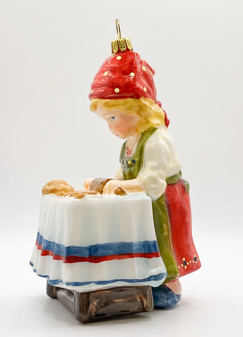 Mädchen backt Weihnachtsguetzli, KOMOZJA MOSTOWSKI