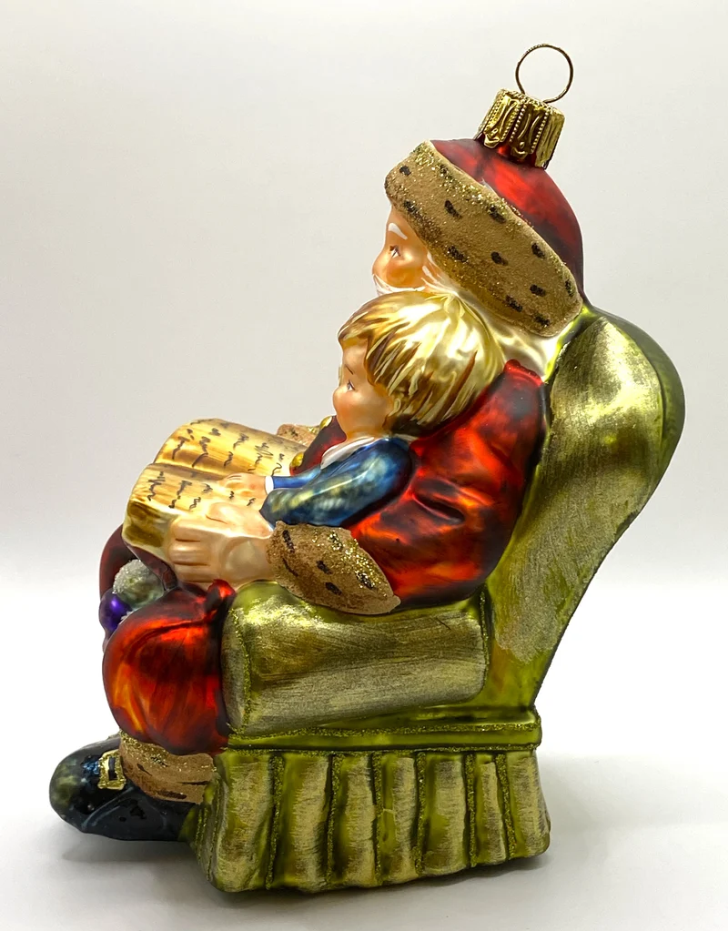 Santa erzählt dem Jungen Weihnachtsgeschichten, KOMOZJA MOSTOWSKI