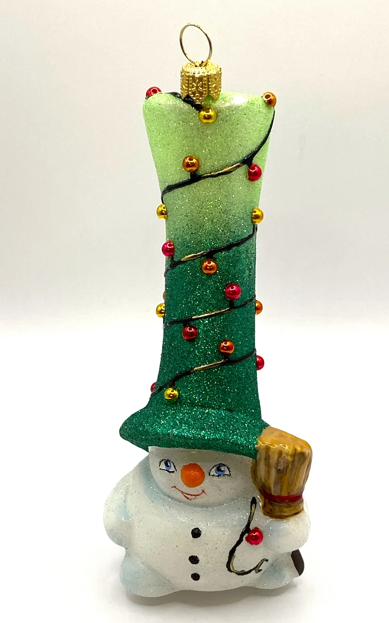 Schneemann mit Weihnachtshut, KOMOZJA MOSTOWSKI