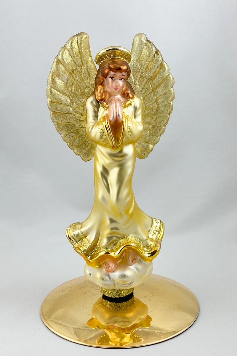 Baumspitze betender Engel im goldenen Kleid, KOMOZJA MOSTOWSKI