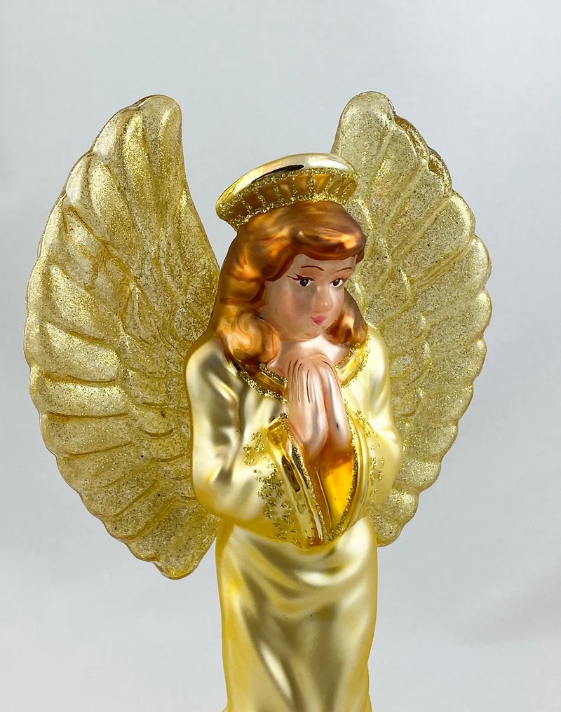 Baumspitze betender Engel im goldenen Kleid, KOMOZJA MOSTOWSKI