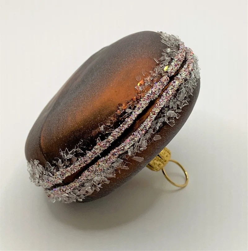 Dunkle Schokolade Macaron, Luxemburgerli