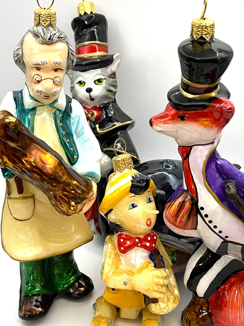 Märchenset von Pinocchio und Meister Geppetto, KOMOZJA MOSTOWSKI