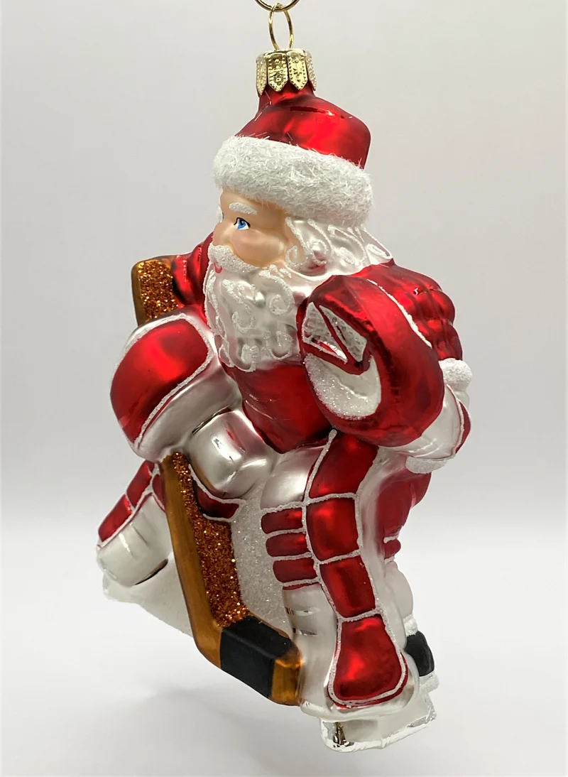 Hockey Goalie Santa