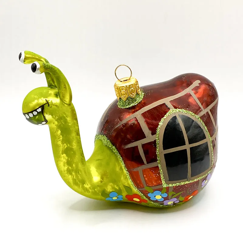Fröhliche Schnecke