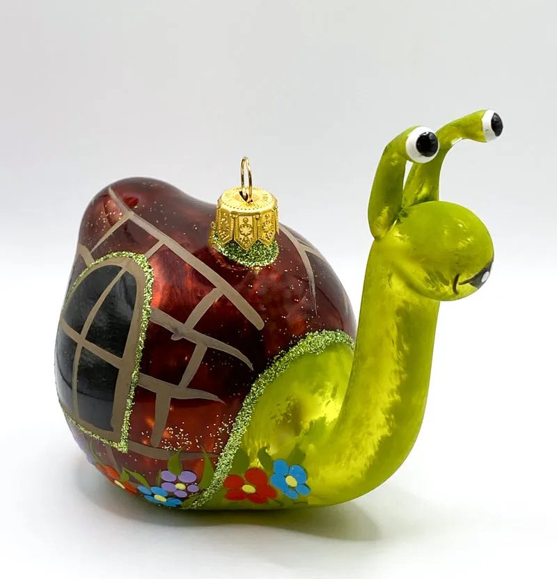 Fröhliche Schnecke