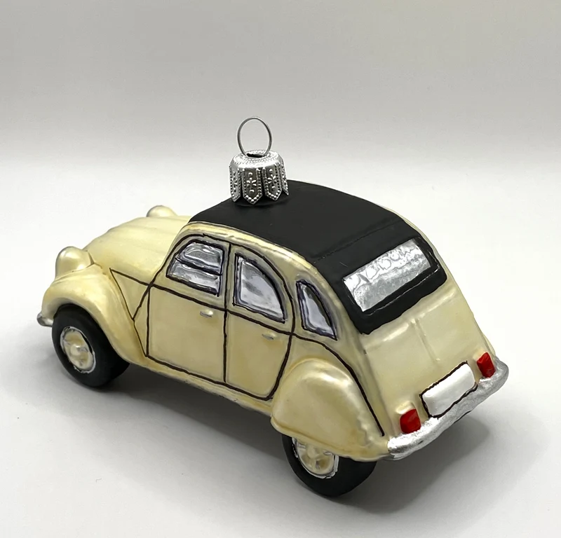 Weisser Deux Chevaux Auto