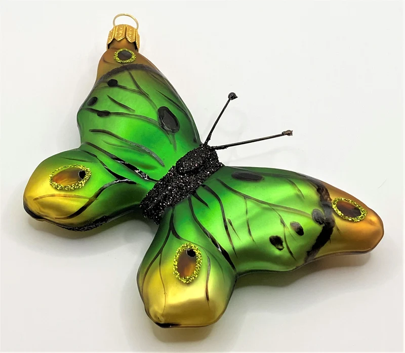 Schmetterling grün bronze