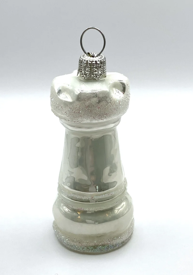 Schachfigur Turm weiss