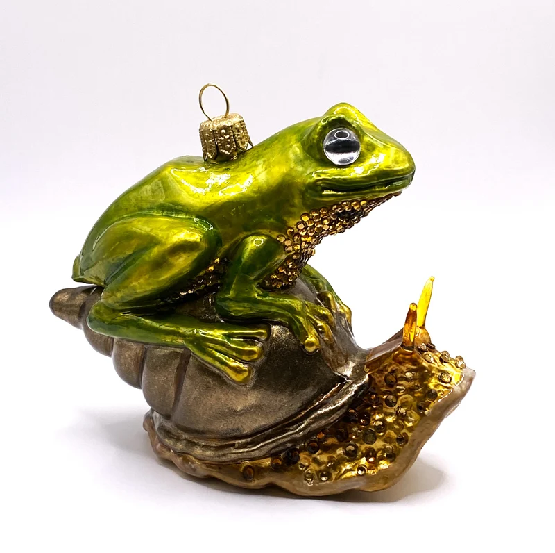 Frosch sitzt auf der Schnecke, AtlasArt