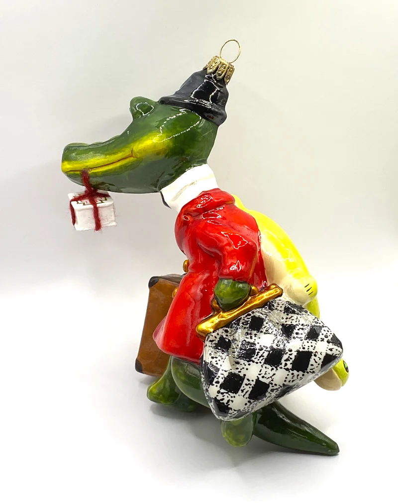 Krokodil Gema rennt auf den Zug, AtlasArt