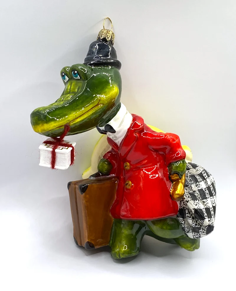 Krokodil Gema rennt auf den Zug, AtlasArt
