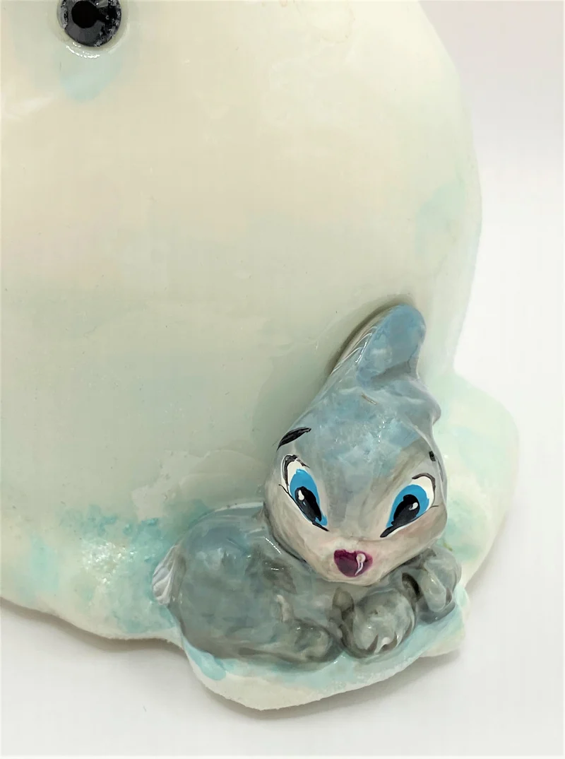Schneemann mit kleinem Häschen, AtlasArt