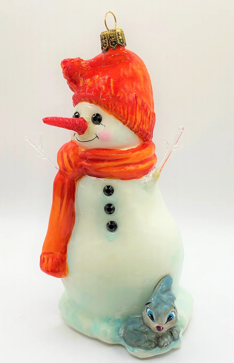 Schneemann mit kleinem Häschen, AtlasArt