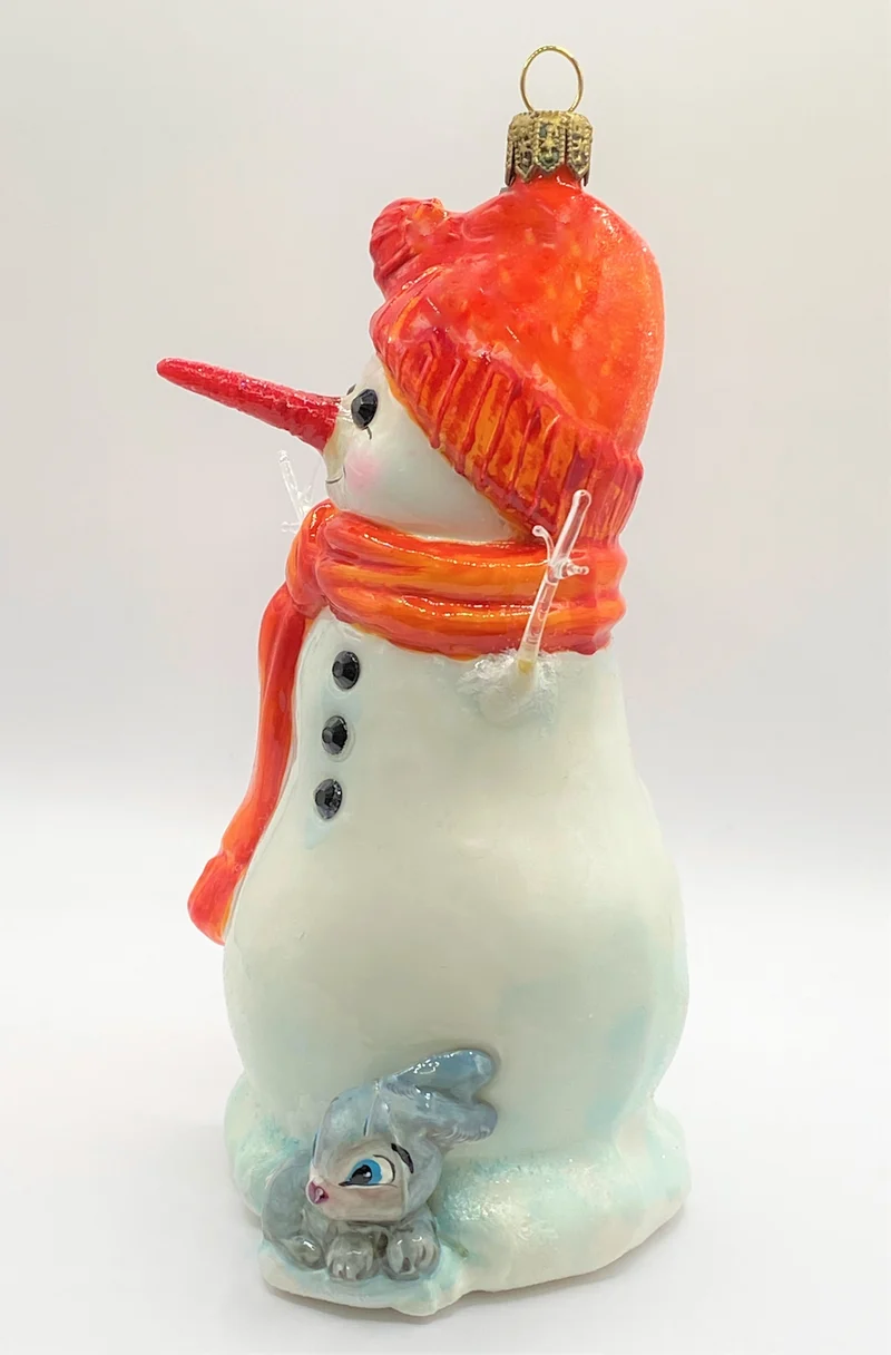 Schneemann mit kleinem Häschen, AtlasArt