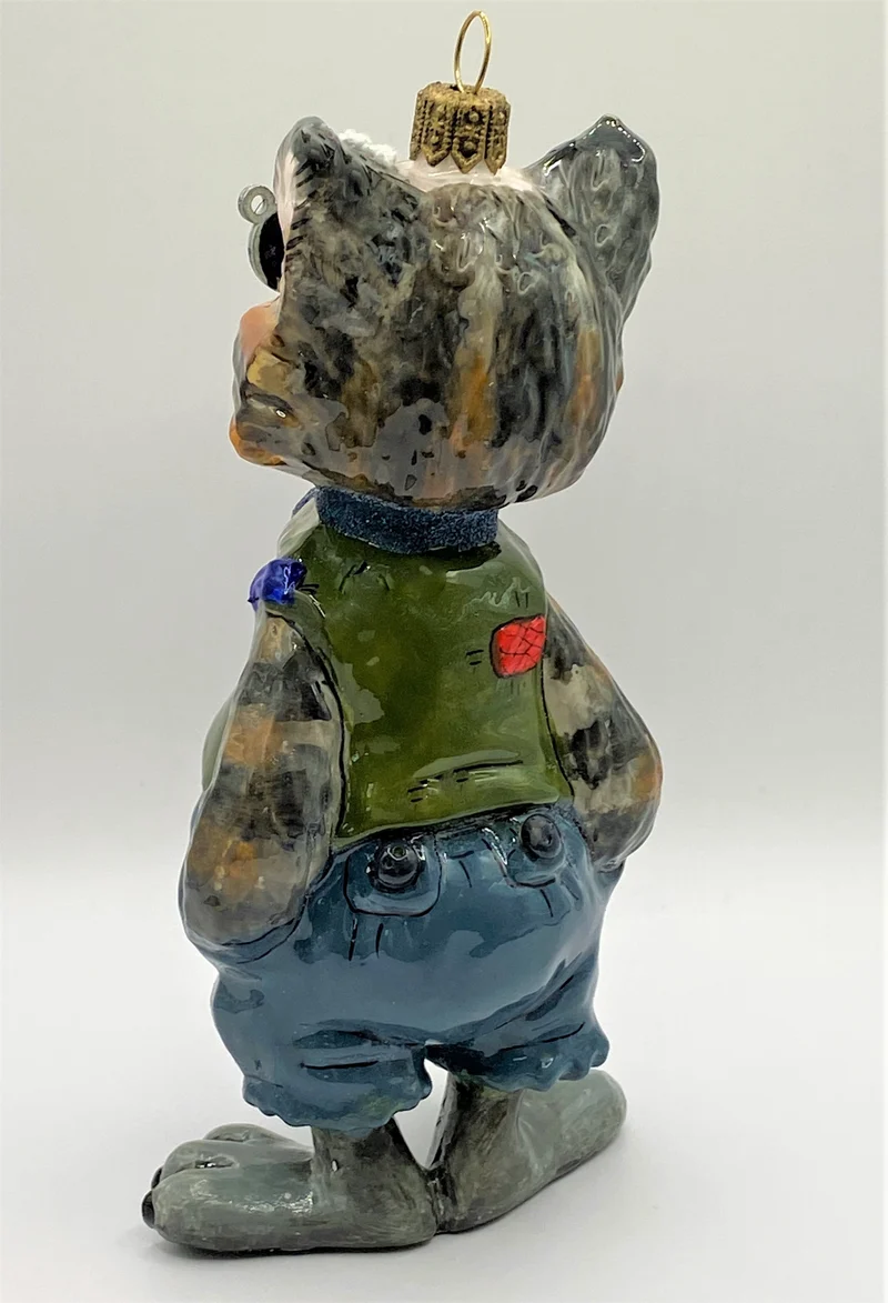 Lustige Tigerkatze mit Brille, AtlasArt