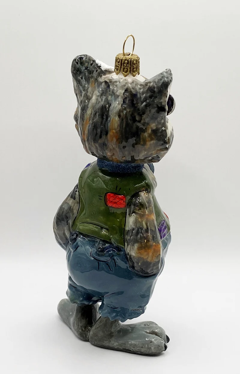 Lustige Tigerkatze mit Brille, AtlasArt