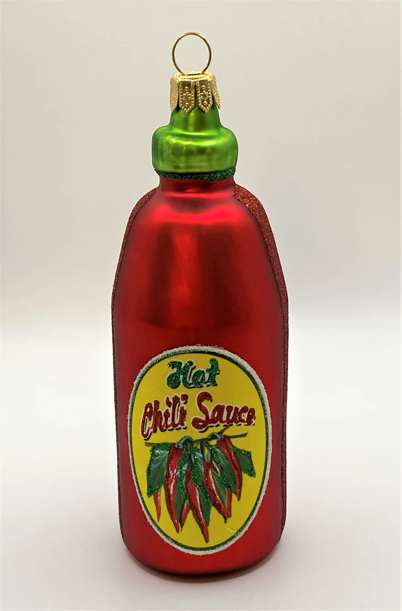 Flasche " Hot Chili Sauce "
