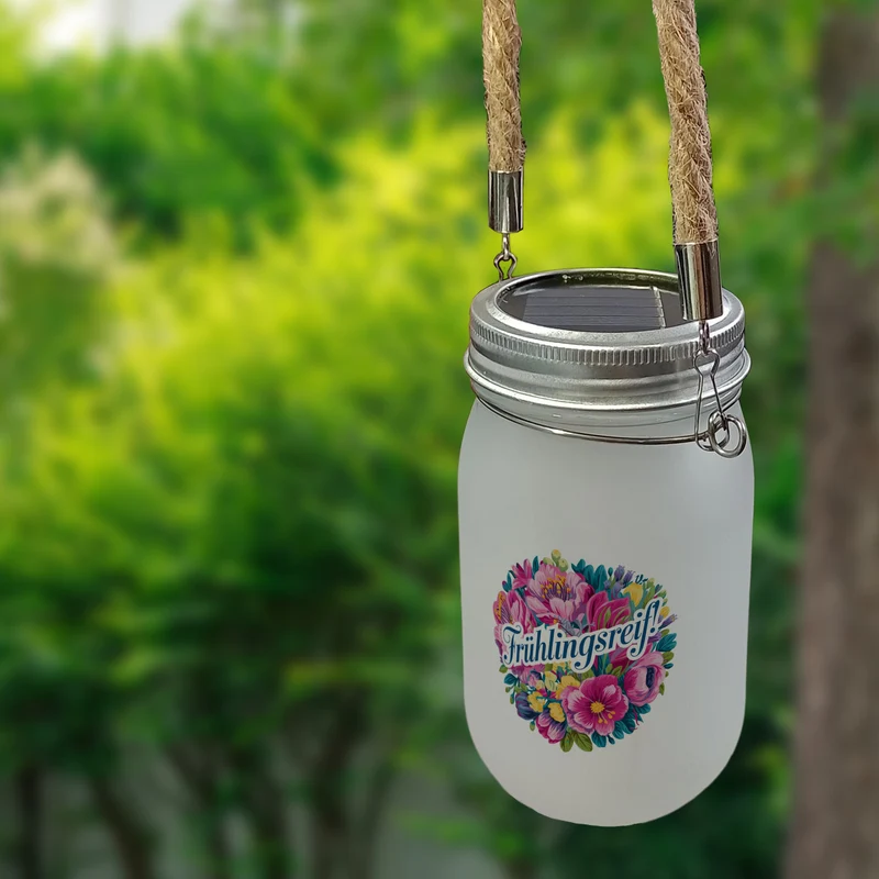Frühlingsreif Blumendesign Solarlicht
