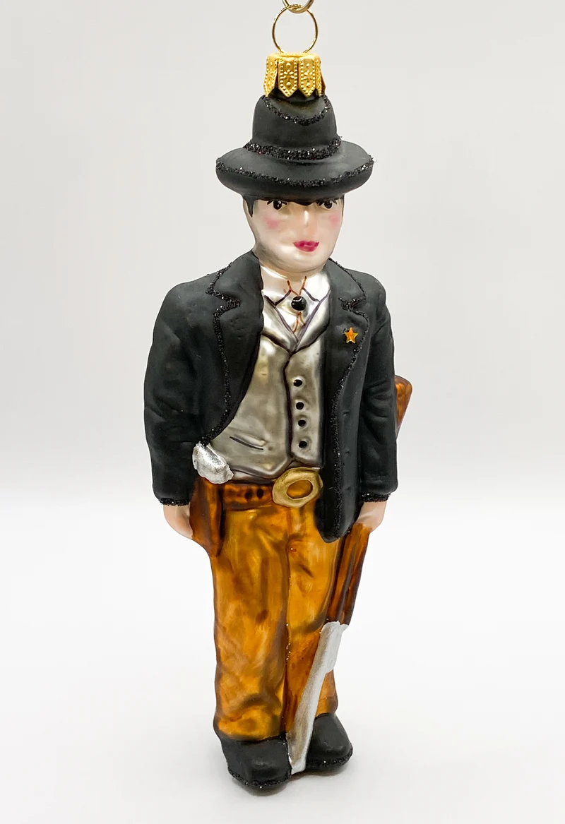 Western Sheriff mit Flinte bewaffnet