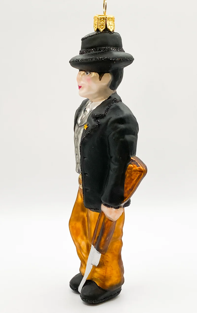 Western Sheriff mit Flinte bewaffnet