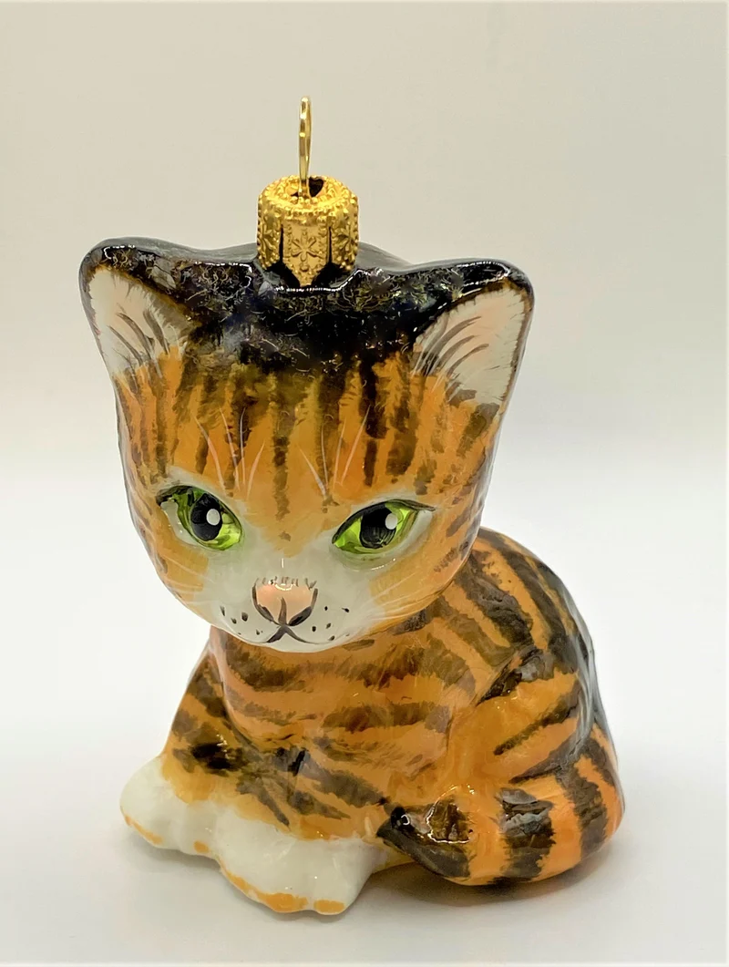 Rotes Tiger- Kätzchen mit grünen Augen, KOMOZJA MOSTOWSKI