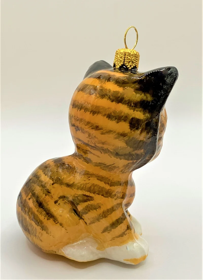 Rotes Tiger- Kätzchen mit grünen Augen, KOMOZJA MOSTOWSKI