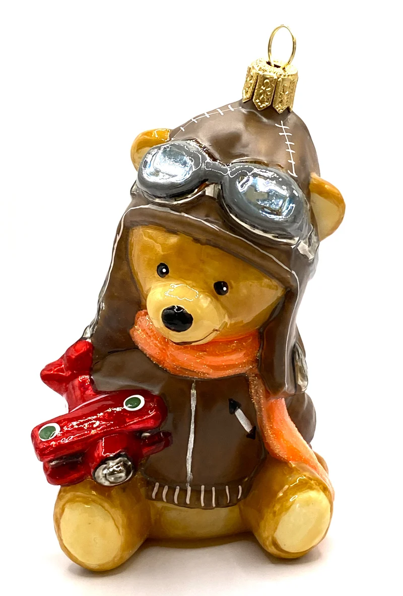 Teddybär spielt Doppel-Decker-Pilot, KOMOZJA MOSTOWSKI