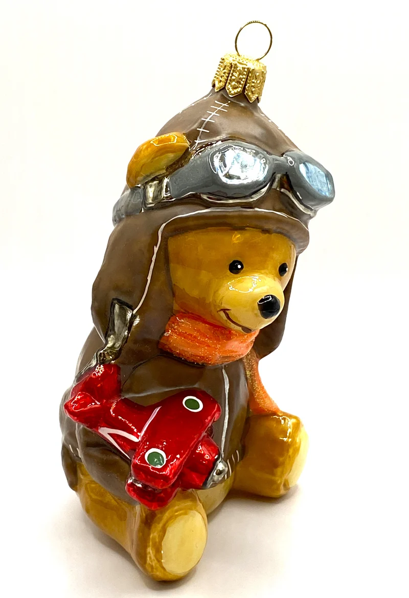 Teddybär spielt Doppel-Decker-Pilot, KOMOZJA MOSTOWSKI