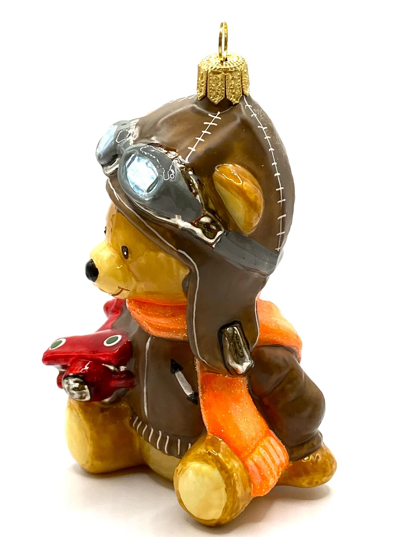 Teddybär spielt Doppel-Decker-Pilot, KOMOZJA MOSTOWSKI