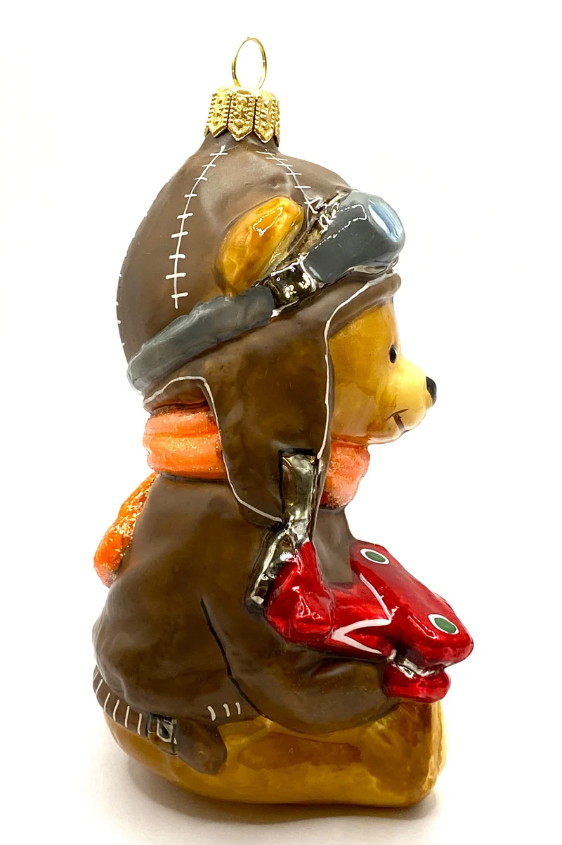 Teddybär spielt Doppel-Decker-Pilot, KOMOZJA MOSTOWSKI