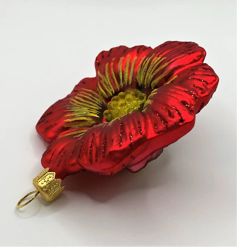 Rote Malvenblüte