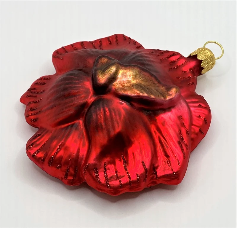 Rote Malvenblüte