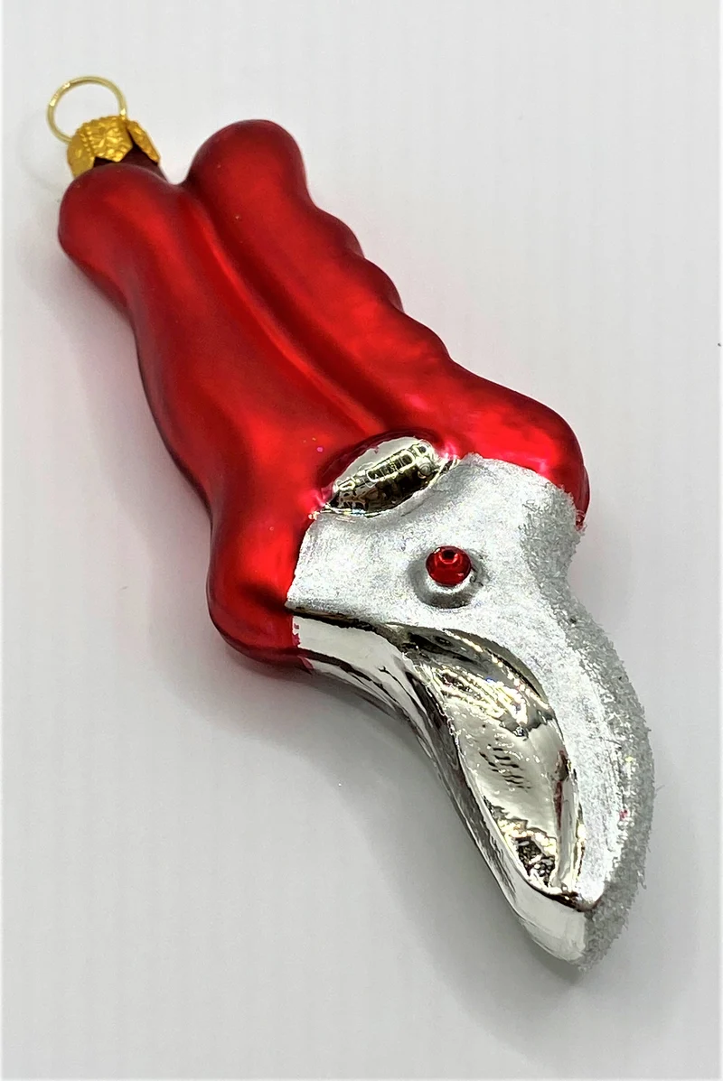 Baumschere mit rotem Griff
