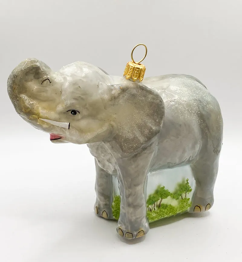Elefant mit kleinen Stosszähnen