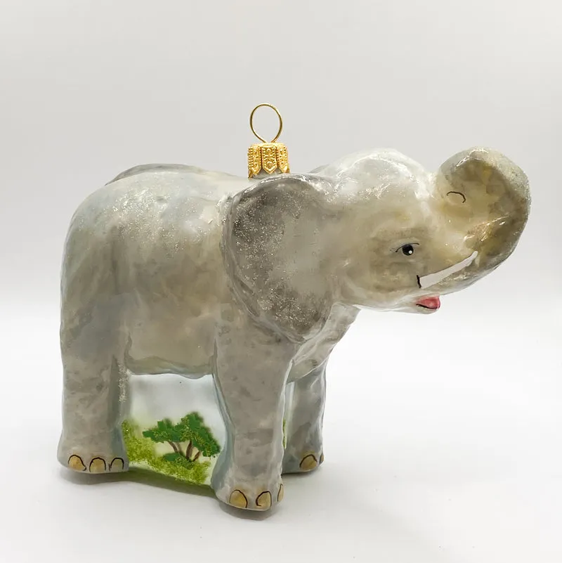 Elefant mit kleinen Stosszähnen
