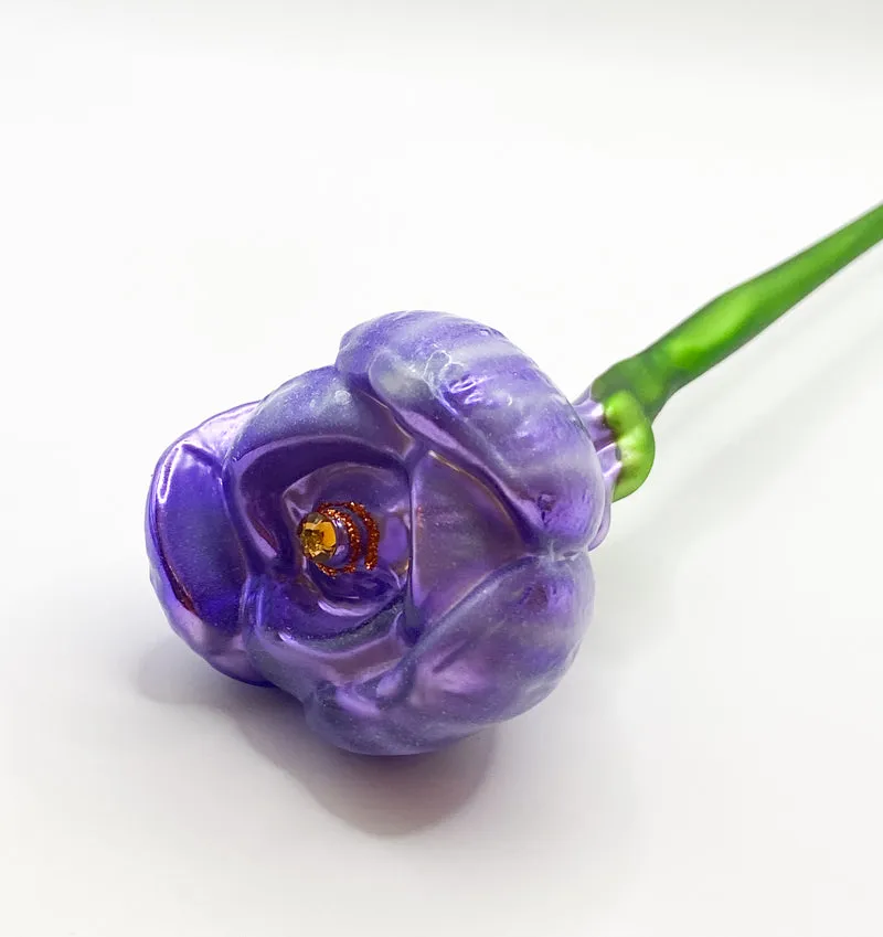 Krokusblüte lila