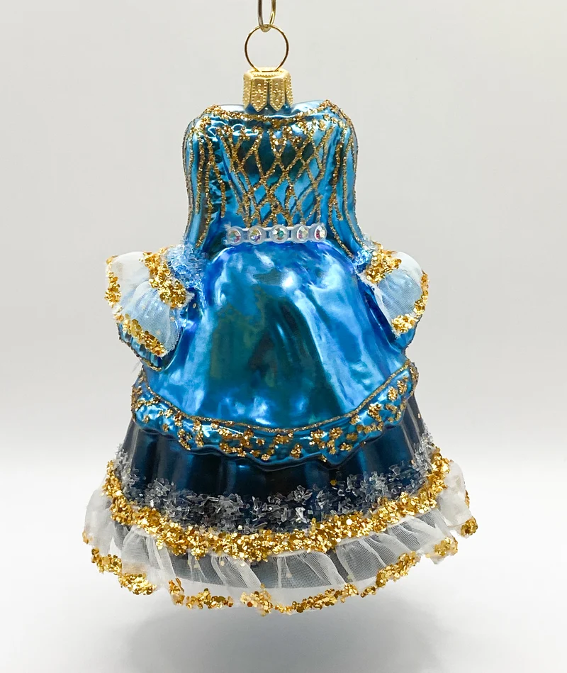 Königliche Robe in blau-gold, Festtags-Robe