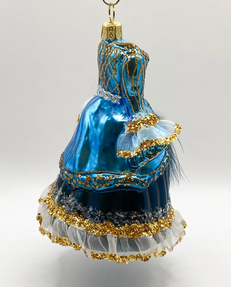 Königliche Robe in blau-gold, Festtags-Robe