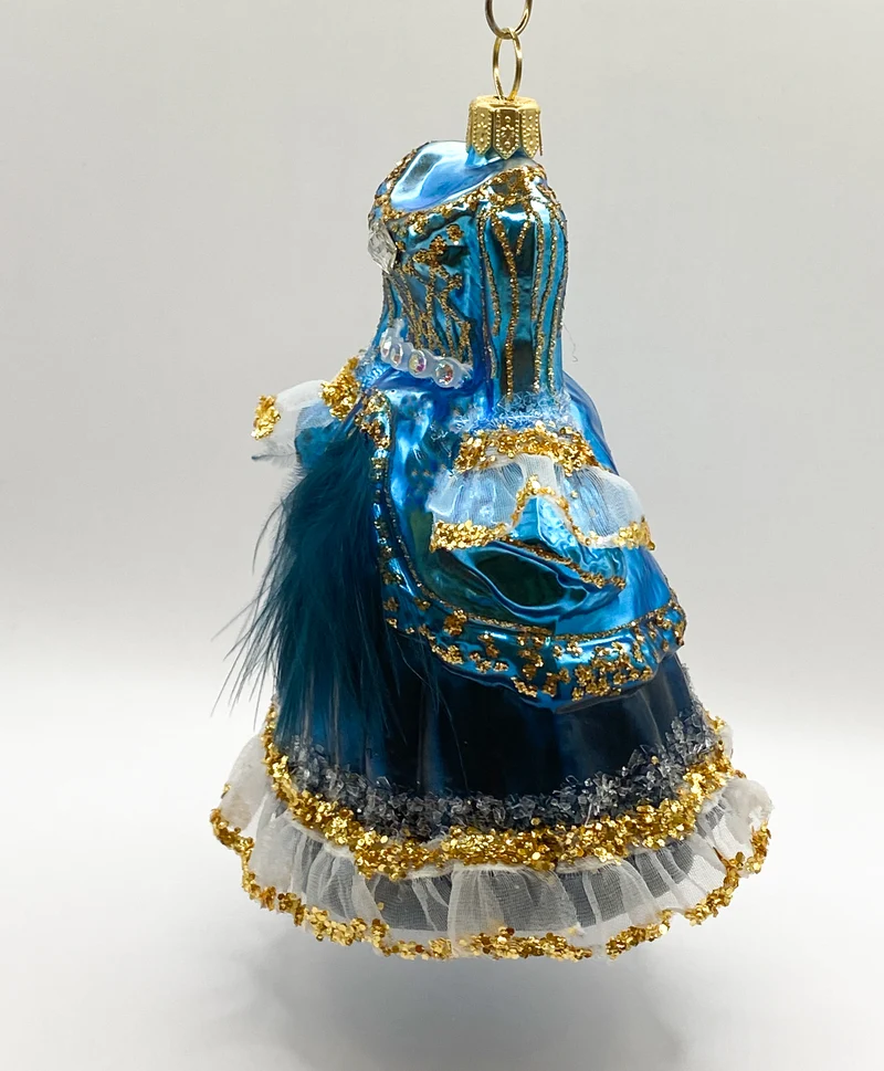 Königliche Robe in blau-gold, Festtags-Robe