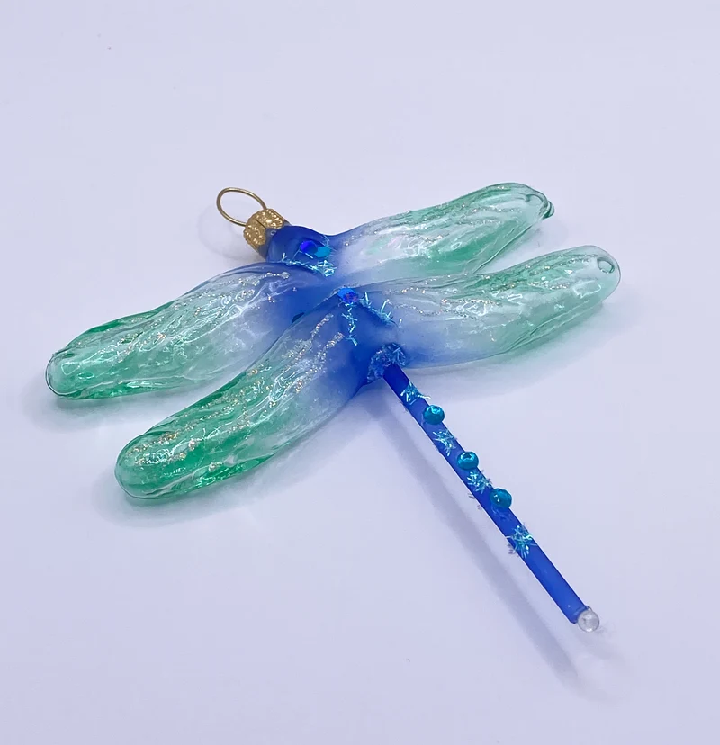 Libelle mit türkis Flügeln
