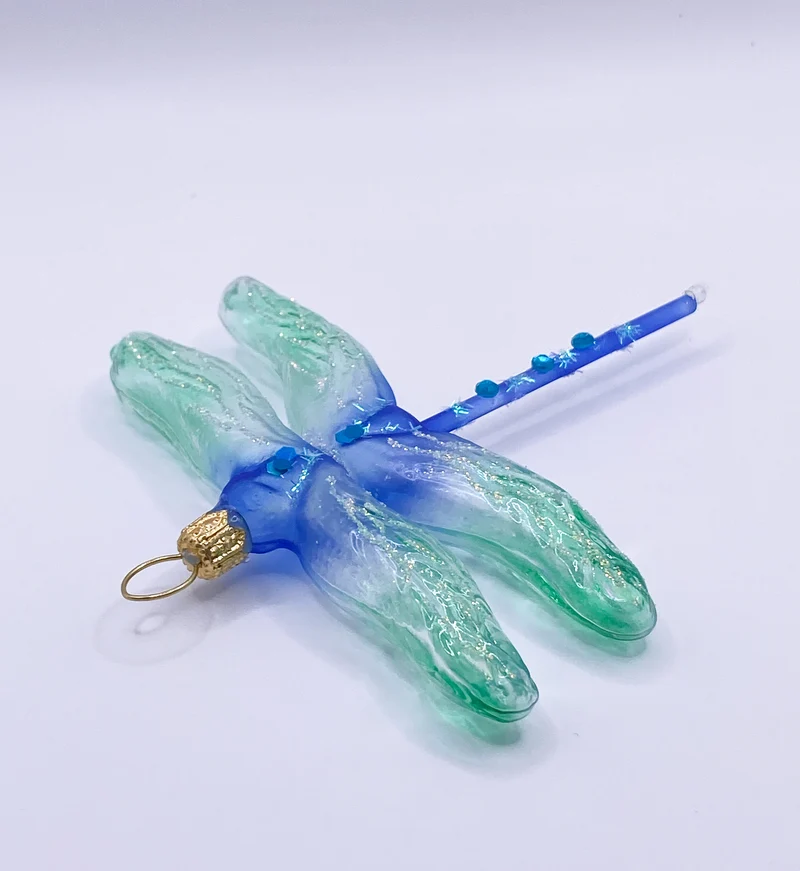 Libelle mit türkis Flügeln