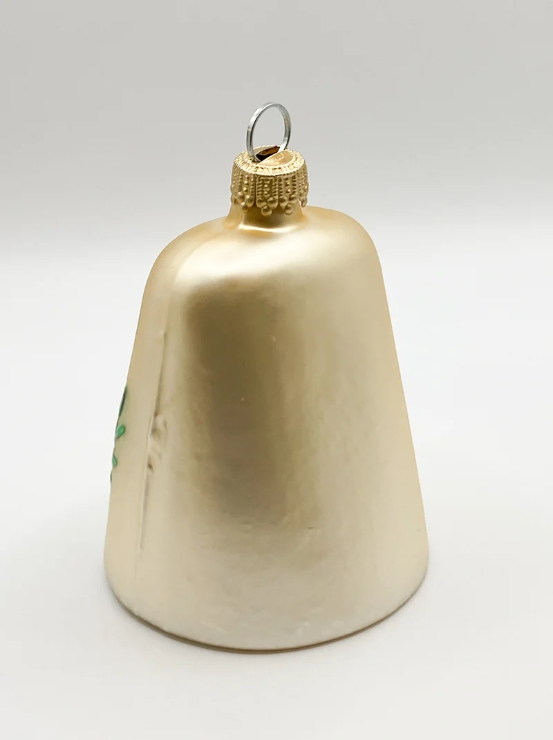 Beige Glocke mit brauner Kuh