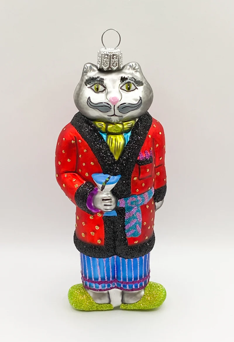 Der Dandy-Kater nimmts gemütlich