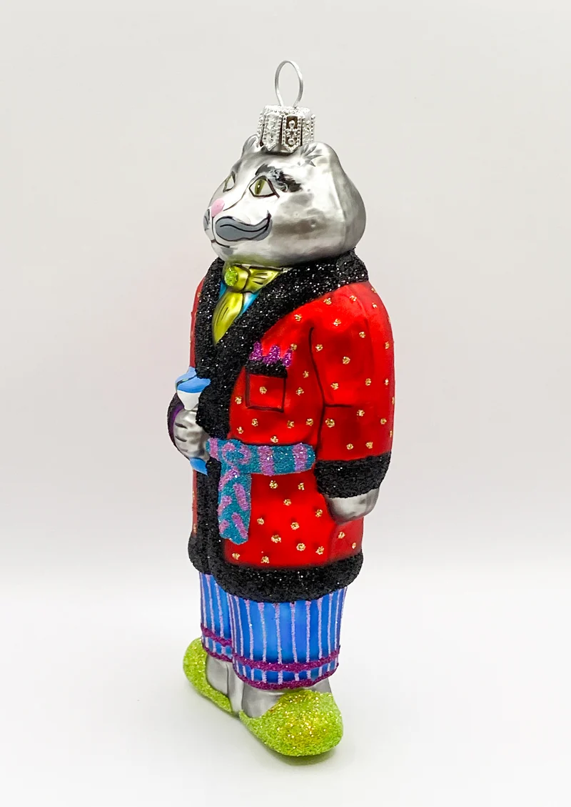 Der Dandy-Kater nimmts gemütlich