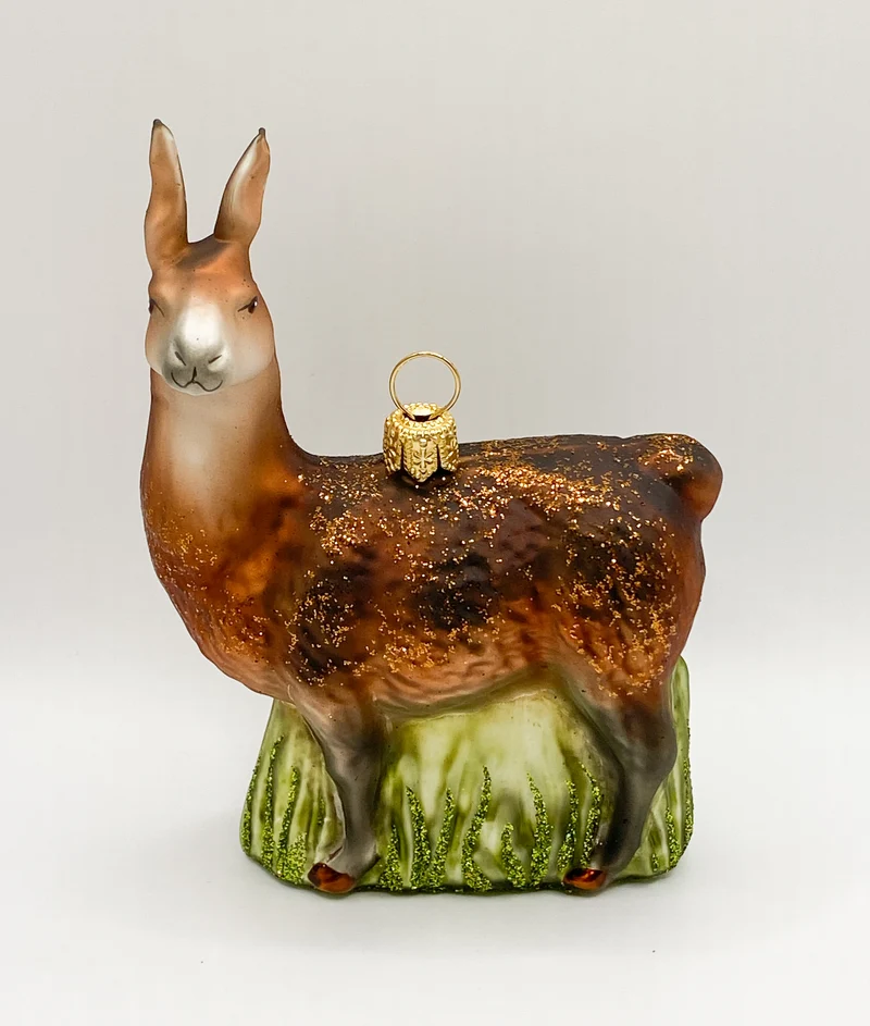 Braunes Lama