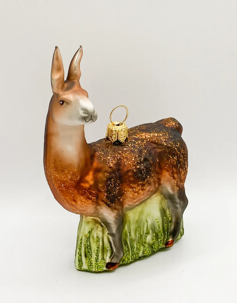 Braunes Lama