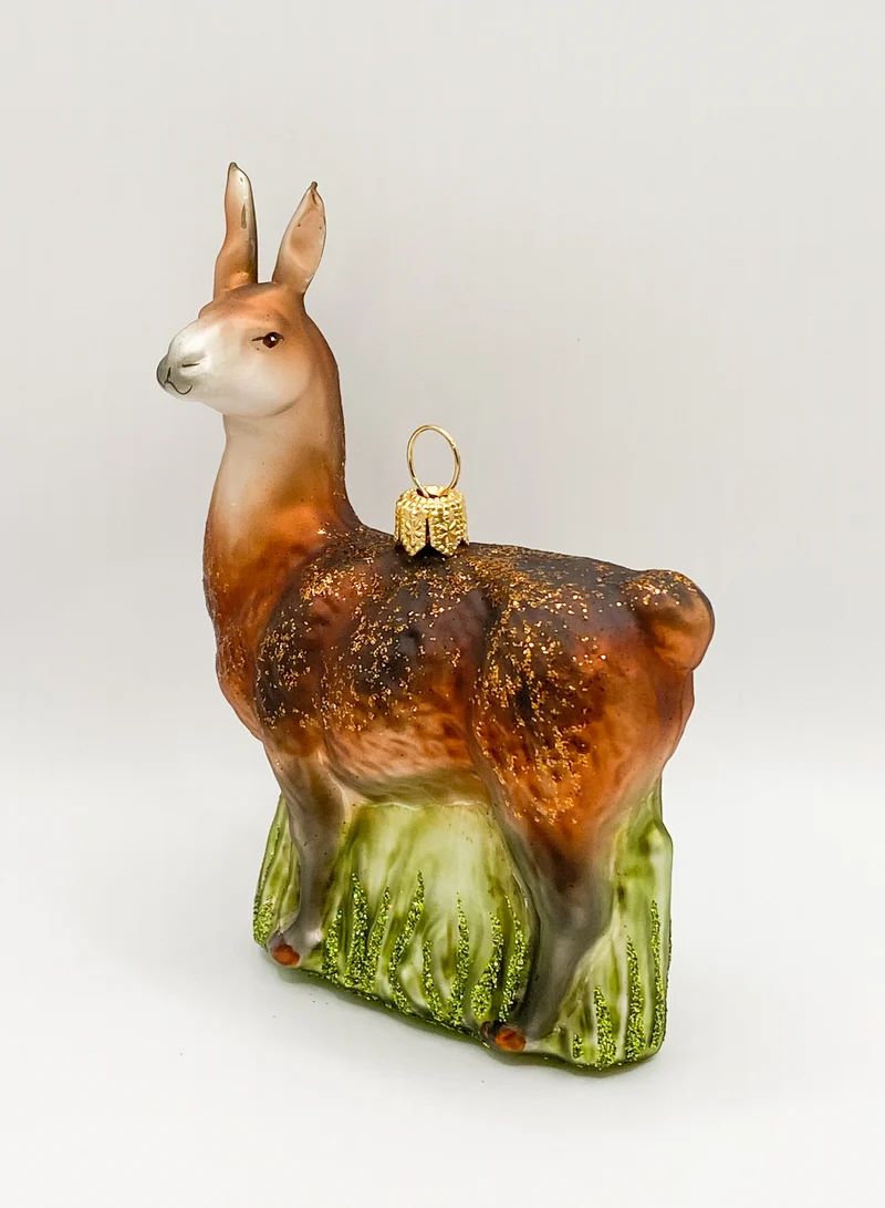 Braunes Lama